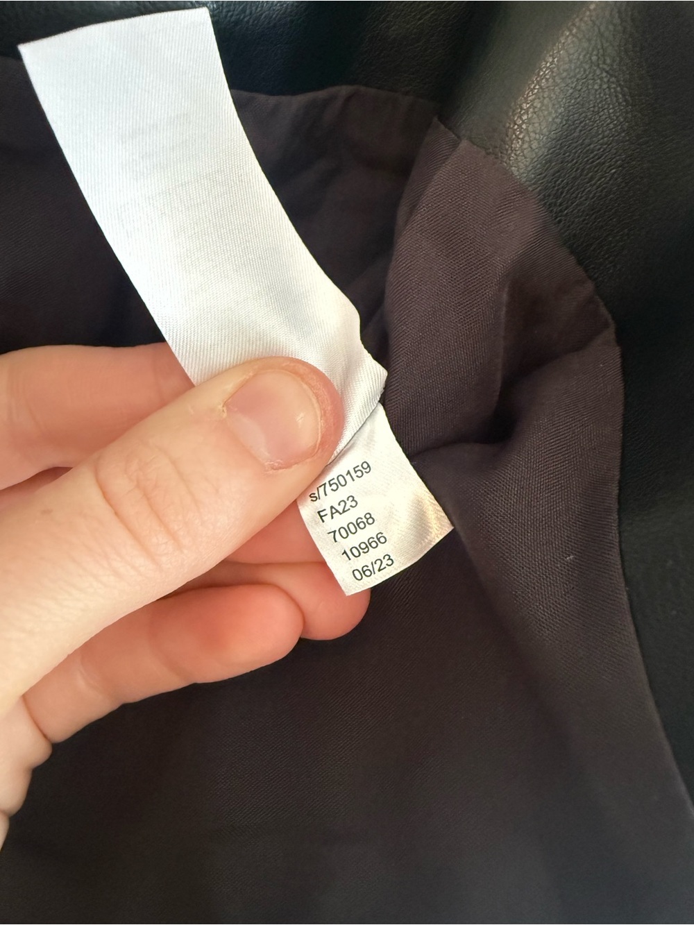 NWT LOFT Black Faux Leather Wrap Mini Skirt with Side Bow - Picture 7 of 7